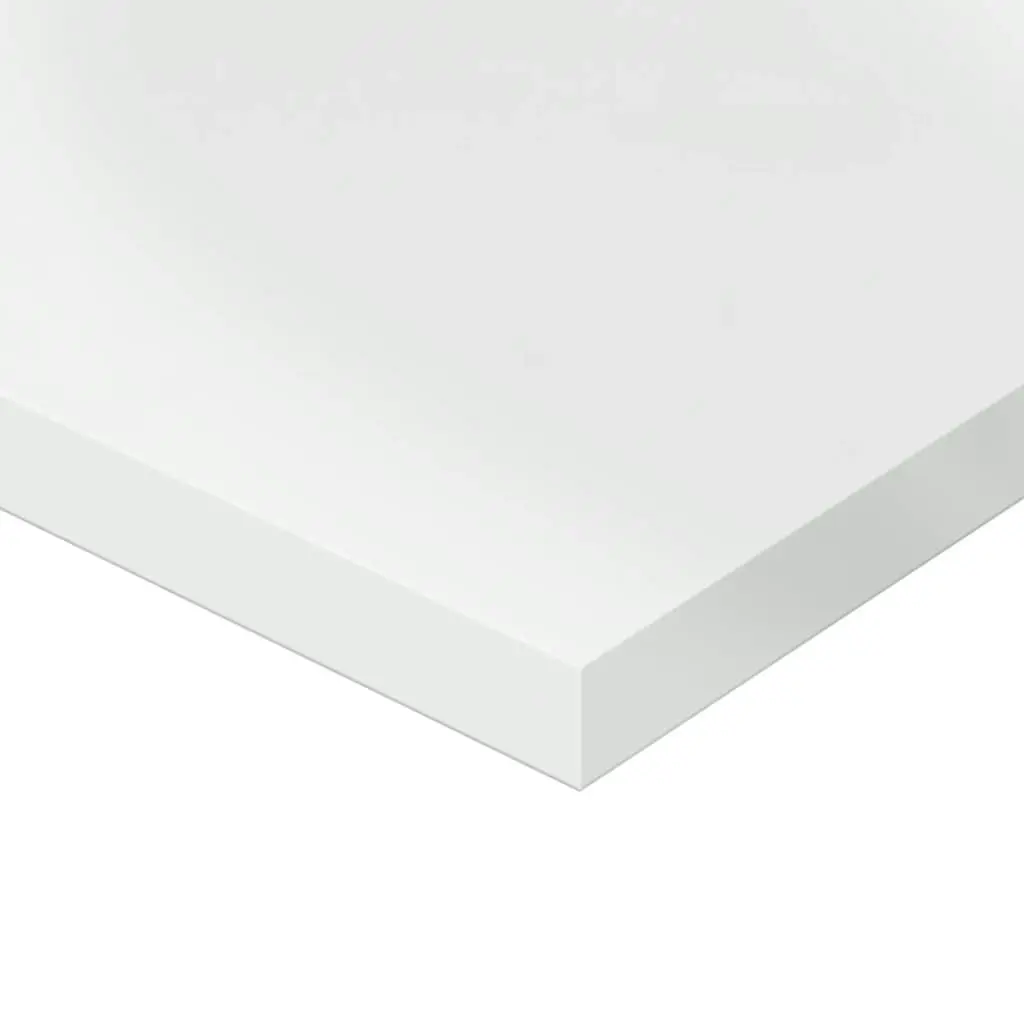 Bookshelf Boards 4 pcs High Gloss White 40x20x1.5 cm Engineered Wood 805148