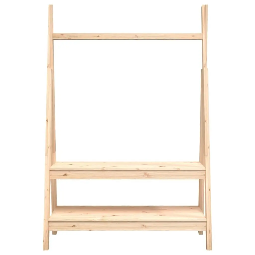 Clothes Rack 100x45.5x150 cm Solid Wood Pine 824988