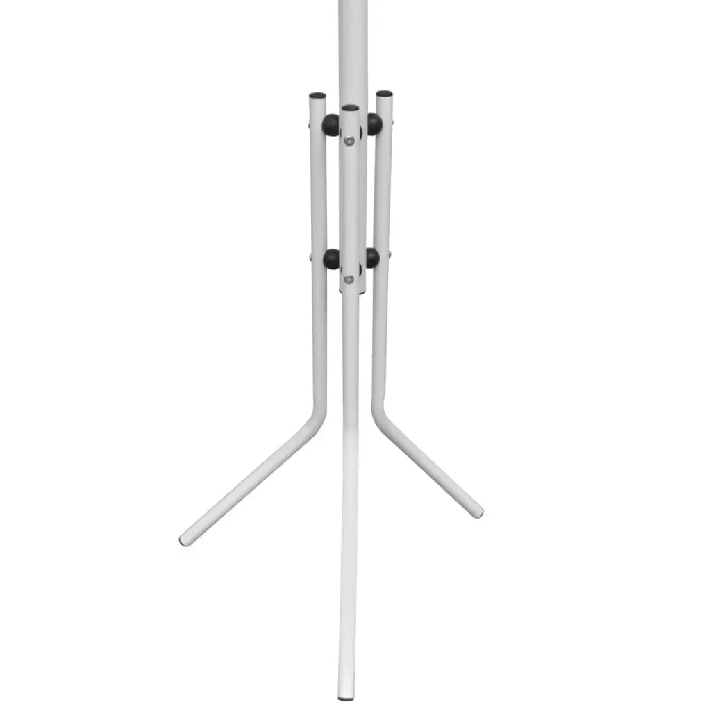 Coat Stand Metal White 241171