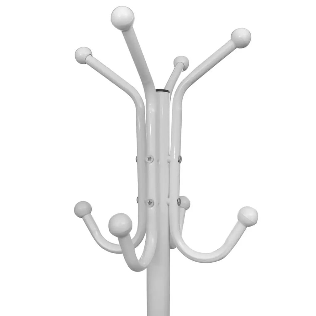 Coat Stand Metal White 241171