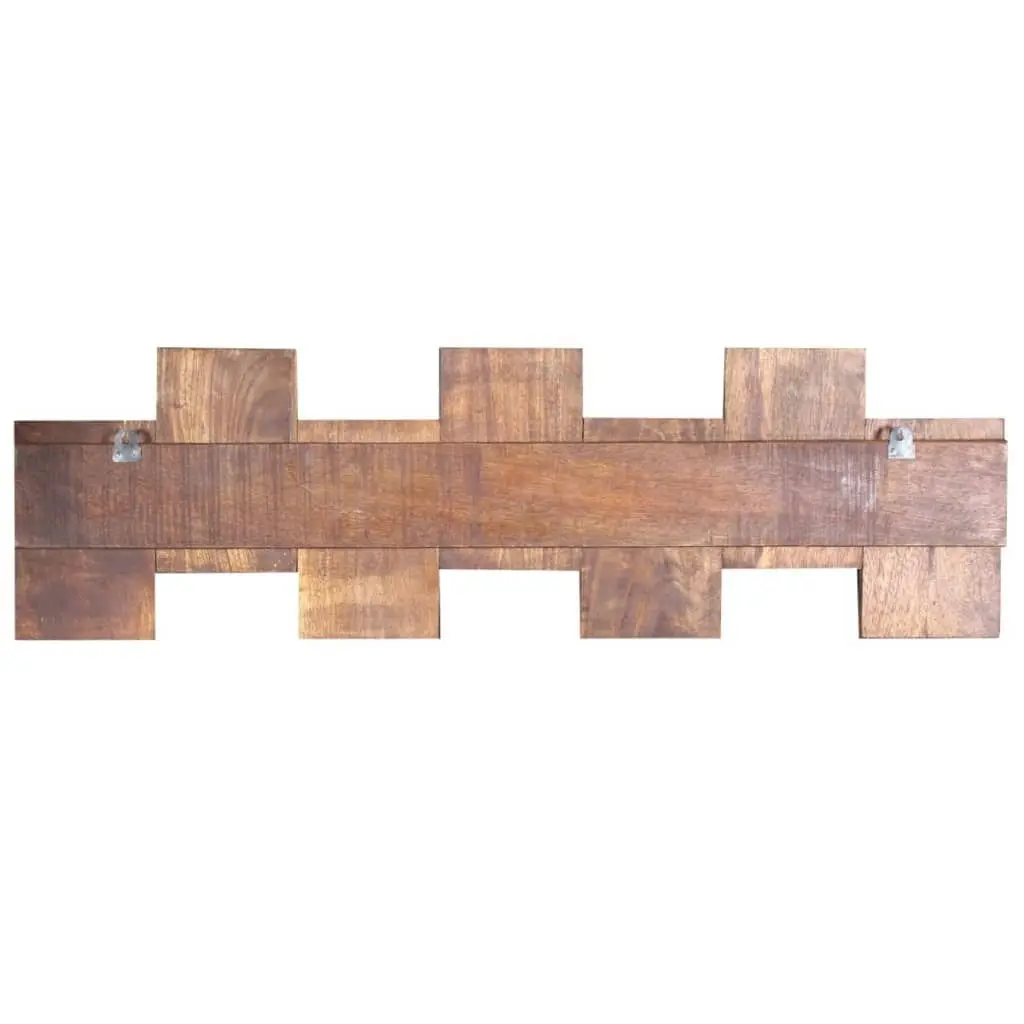 Coat Rack with 7 Hooks Solid Reclaimed Wood 243460