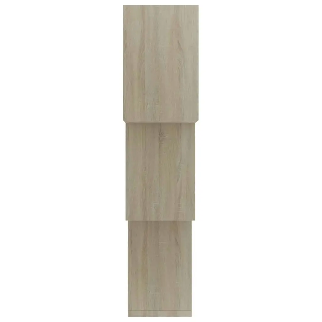 Cube Wall Shelves Sonoma Oak 68x15x68 cm Engineered Wood 800273