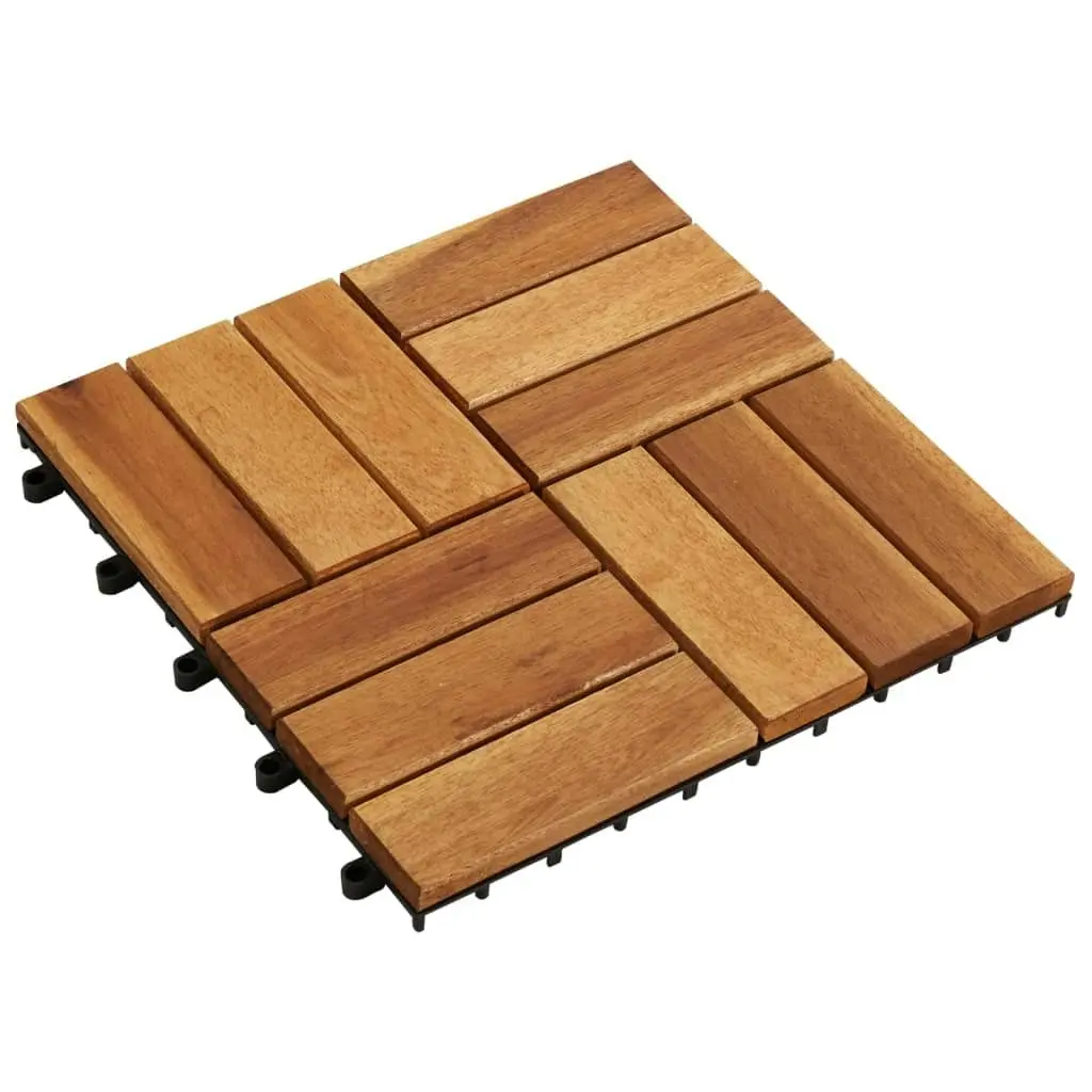 Decking Tiles 30 x 30 cm Acacia Set of 30 271793