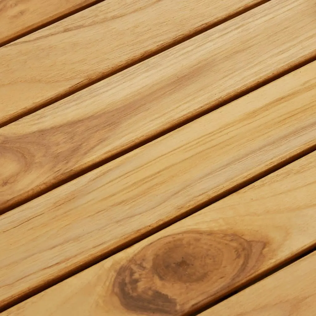 Decking Tiles 30 pcs 30x30 cm Solid Wood Teak Vertical Pattern 3152103