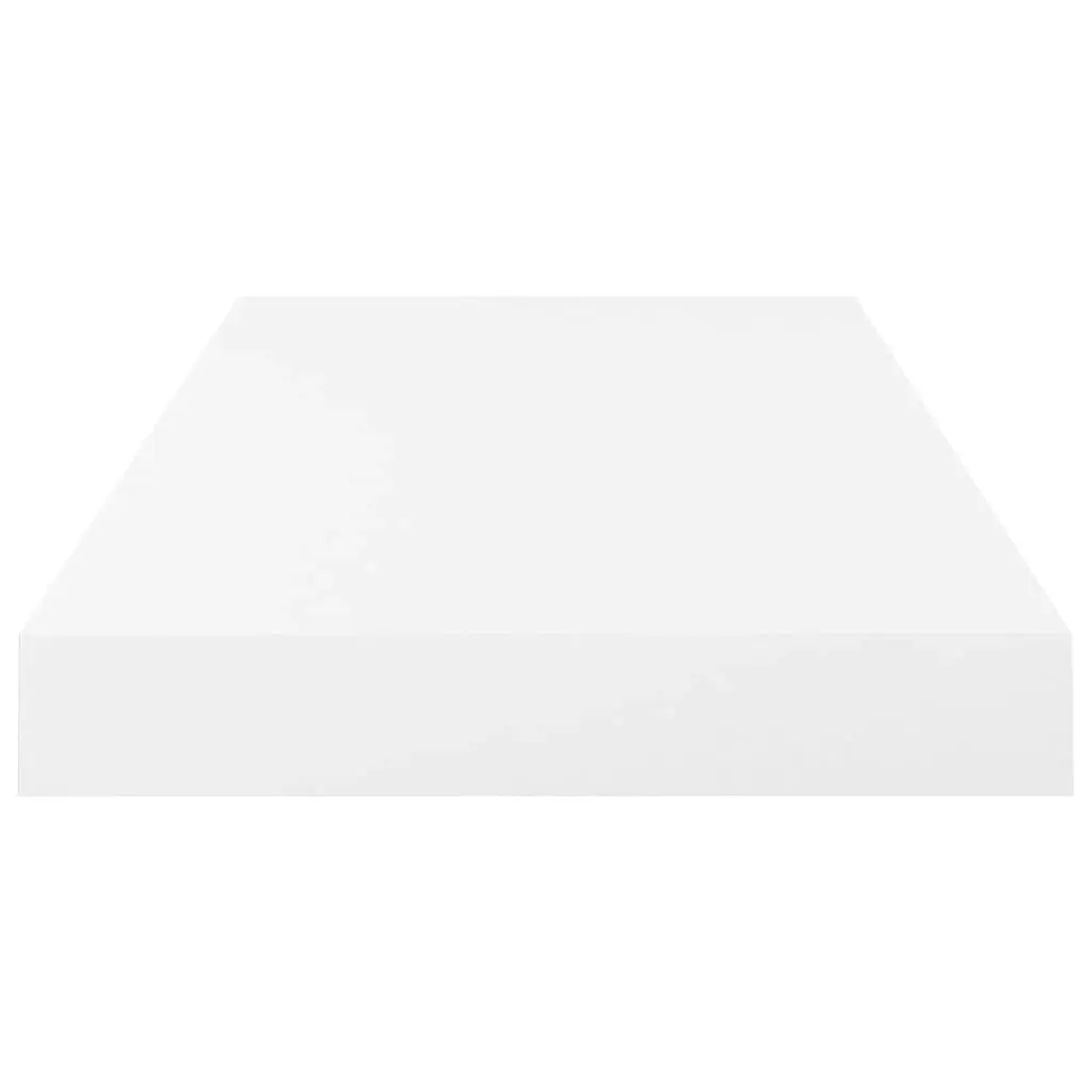 Floating Wall Shelf High Gloss White 50x23x3.8 cm MDF 323745