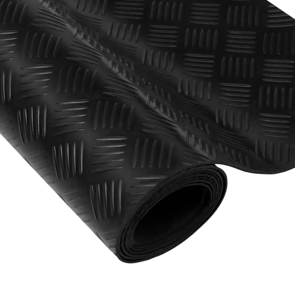 Floor Mat Anti-Slip Rubber 1.5x2 m 3 mm Check 143947