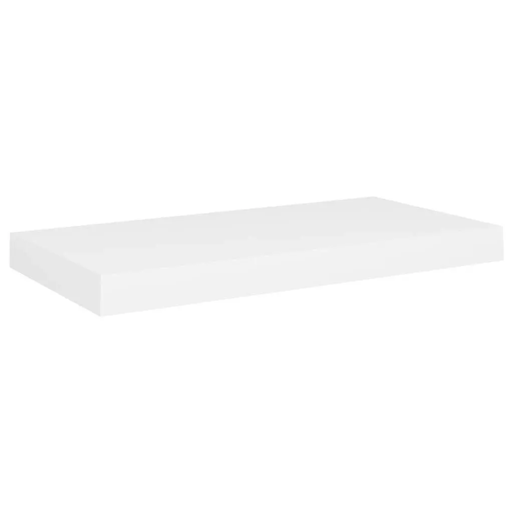 Floating Wall Shelves 2 pcs White 50x23x3.8 cm MDF 323809