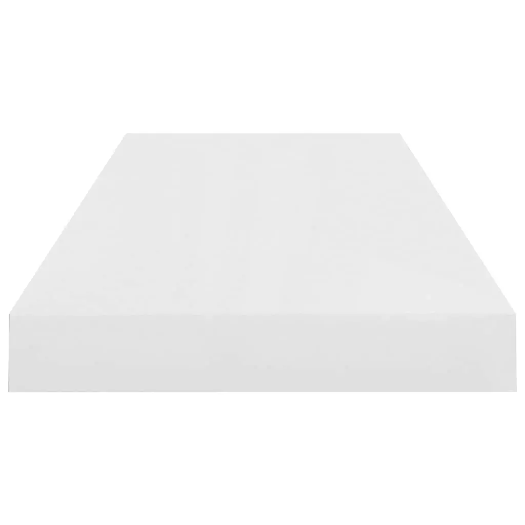 Floating Wall Shelf High Gloss White 60x23.5x3.8 cm MDF 323748