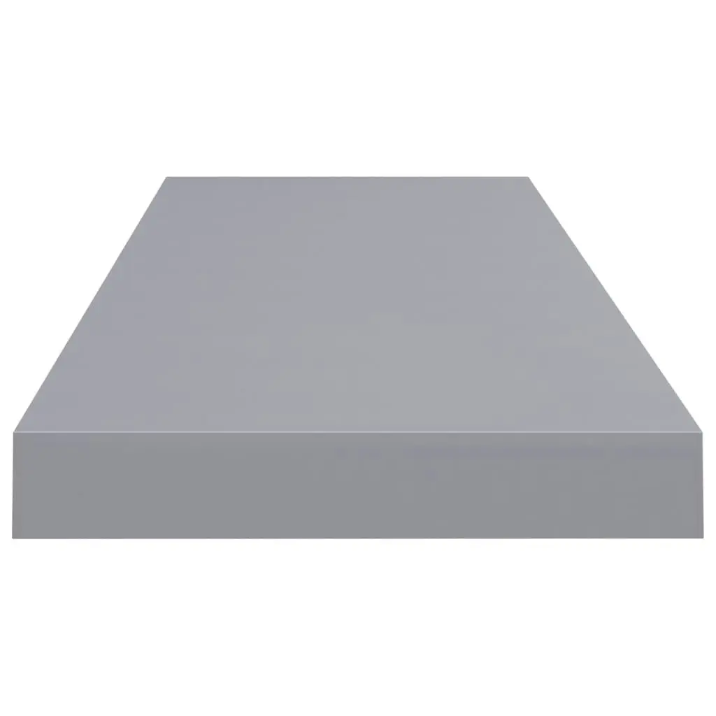 Floating Wall Shelves 4 pcs Grey 80x23.5x3.8 cm MDF 323858