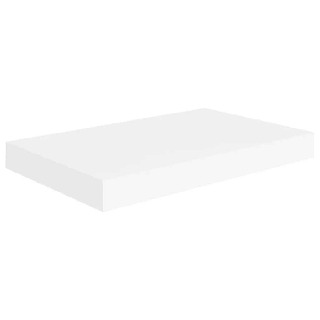 Floating Wall Shelves 4 pcs White 40x23x3.8 cm MDF 323807