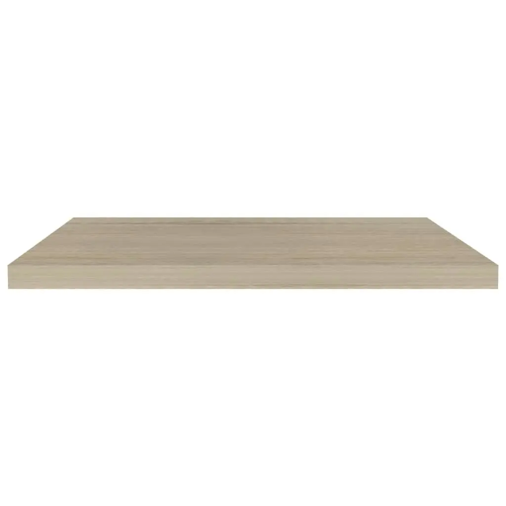 Floating Wall Shelf Oak 80x23.5x3.8 cm MDF 323877