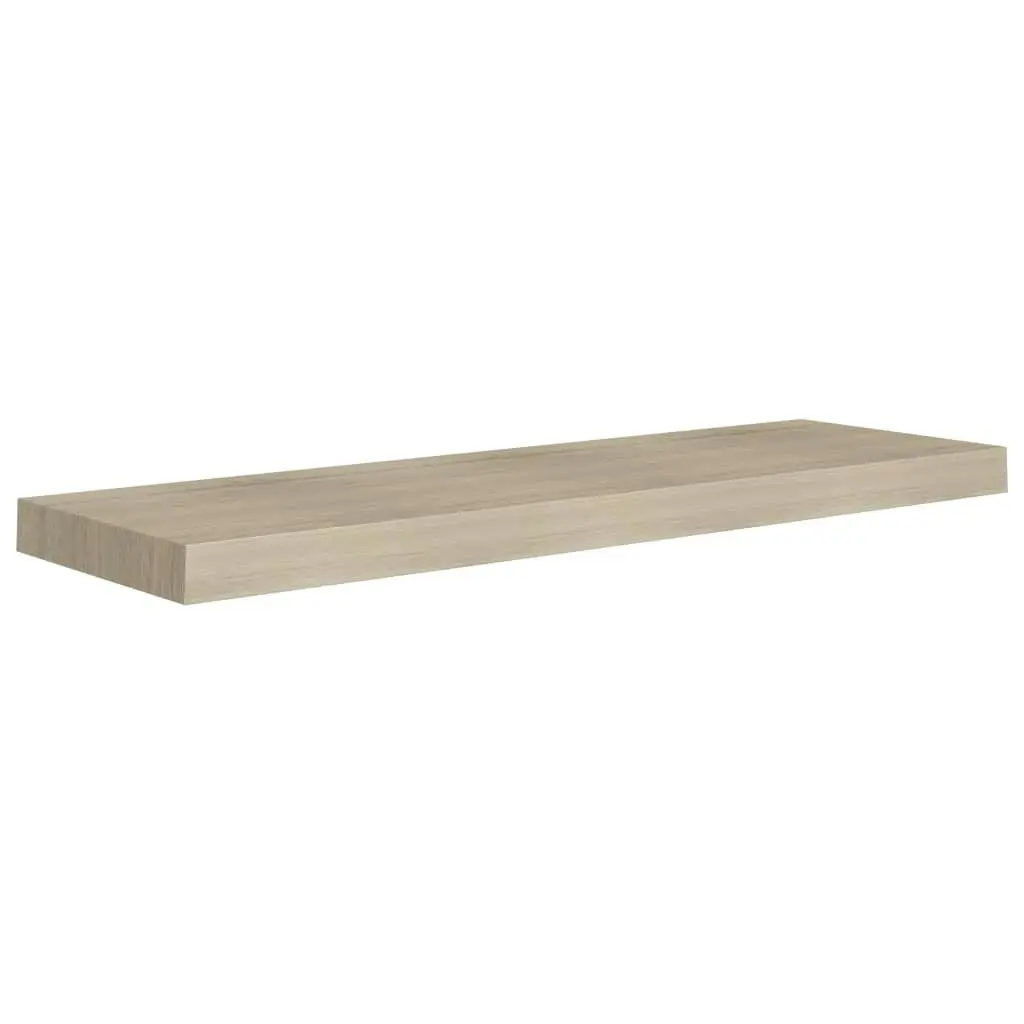 Floating Wall Shelves 2 pcs Oak 80x23.5x3.8 cm MDF 323878