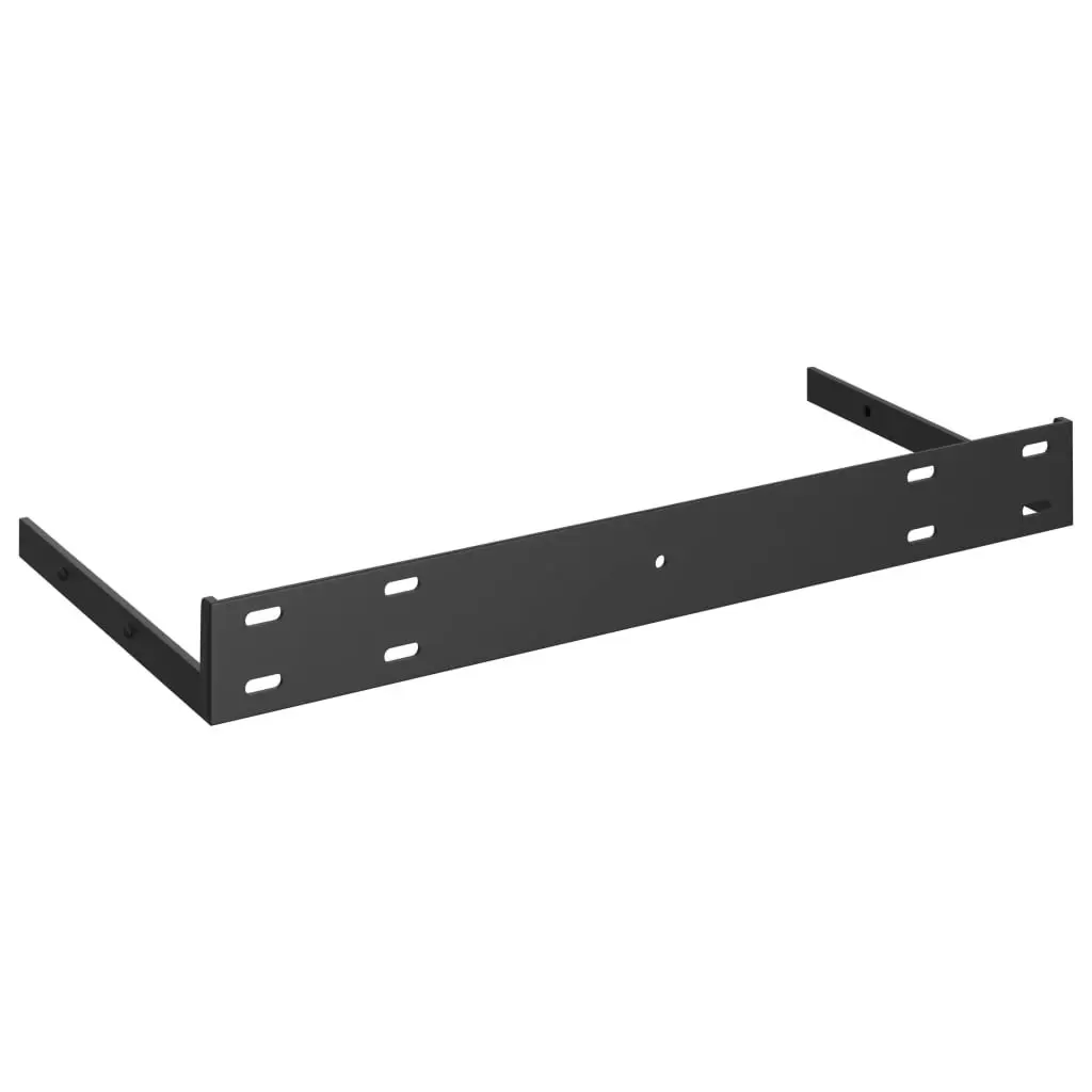 Floating Wall Shelf Black 50x23x3.8 cm MDF 323829