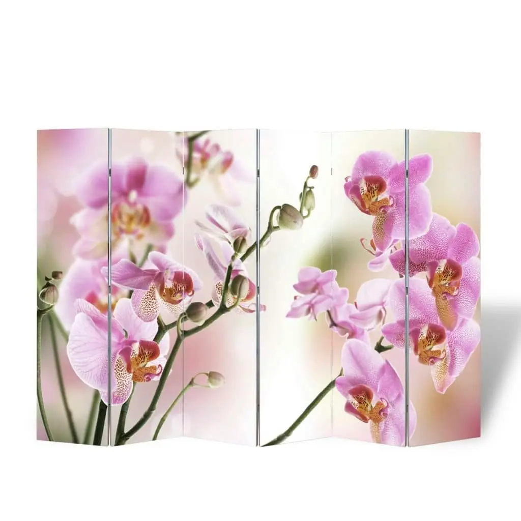 Folding Room Divider Print 217x170cm Flower 240481