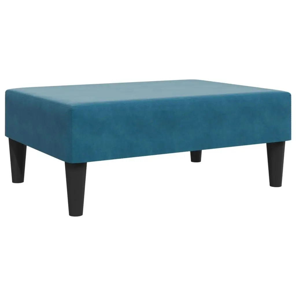 2 Piece Sofa Set Blue Velvet 3216273