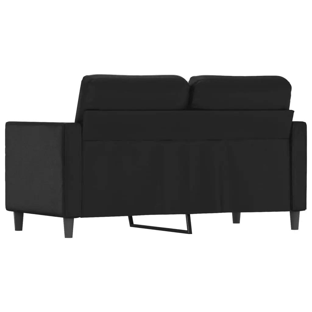 2-Seater Sofa Black 120 cm Faux Leather 359328