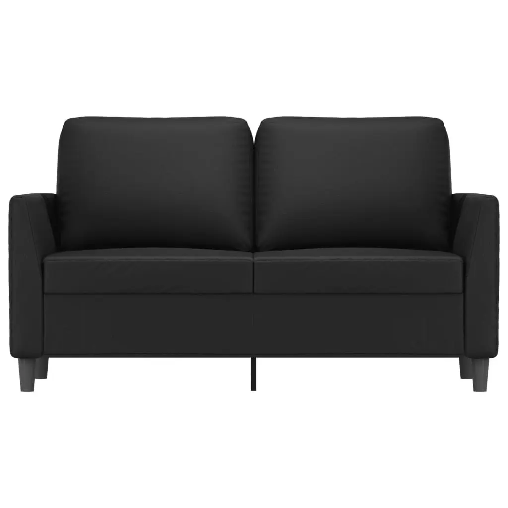 2-Seater Sofa Black 120 cm Faux Leather 359328