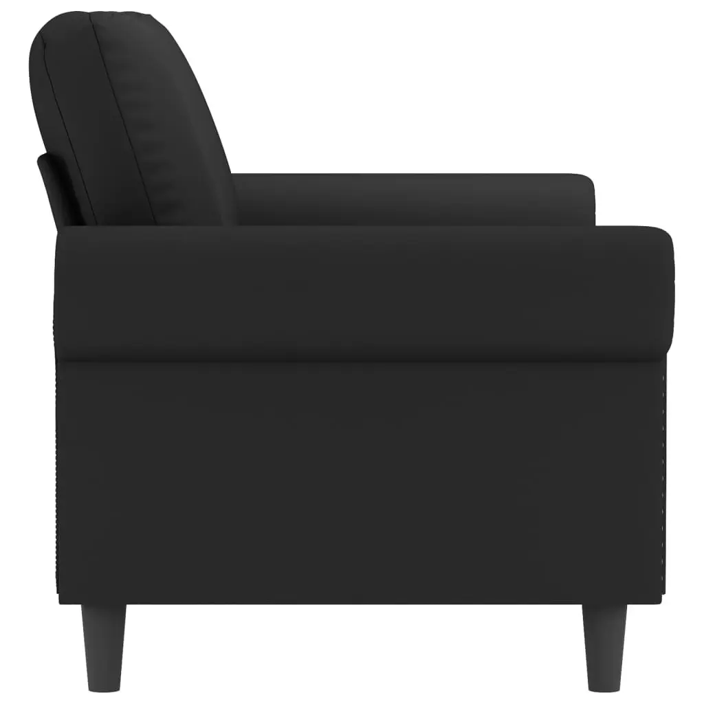 2-Seater Sofa Black 140 cm Velvet 359534