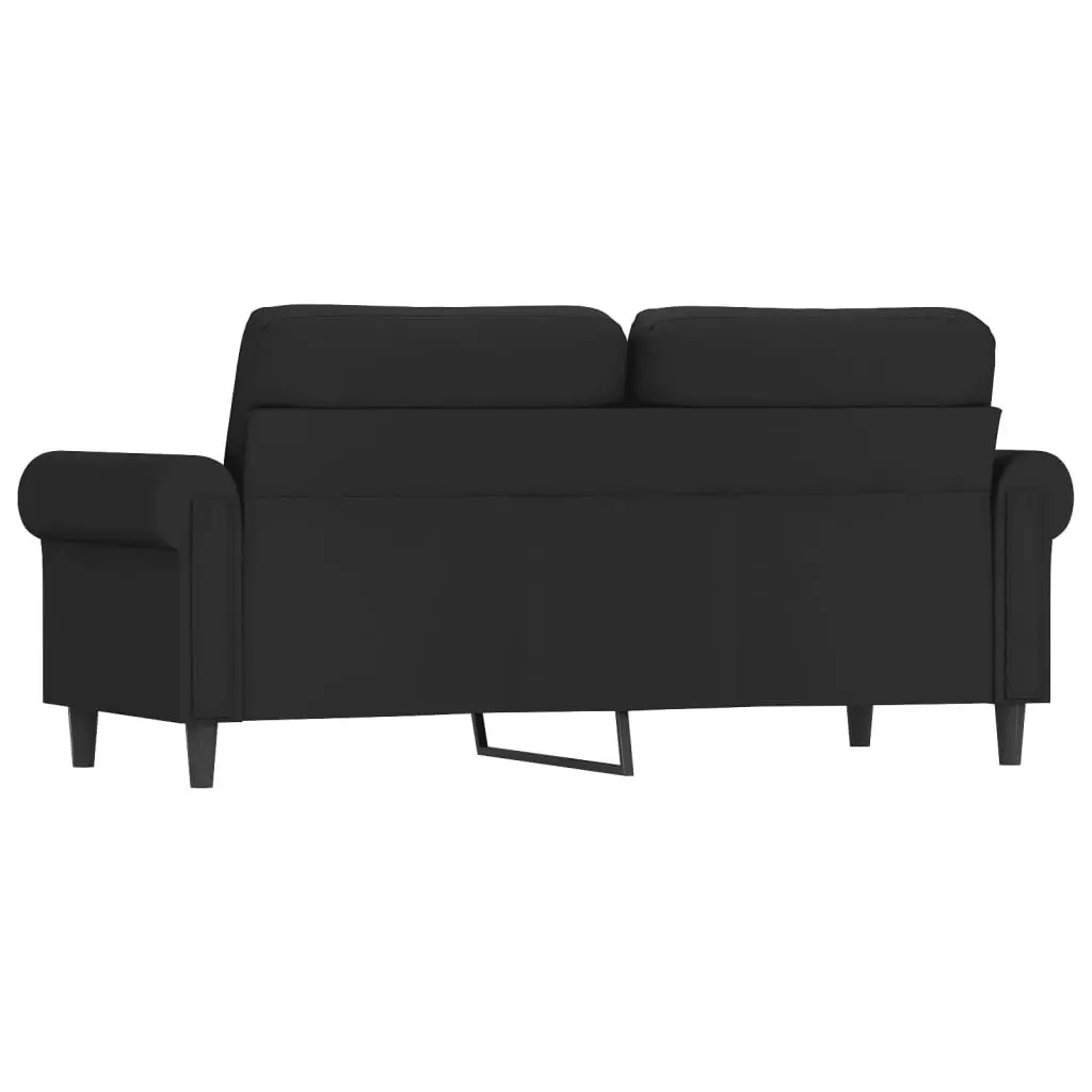 2-Seater Sofa Black 140 cm Velvet 359534