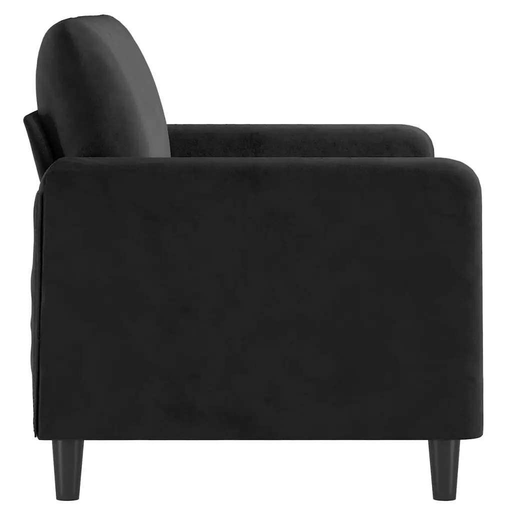 2-Seater Sofa Black 120 cm Velvet 359437