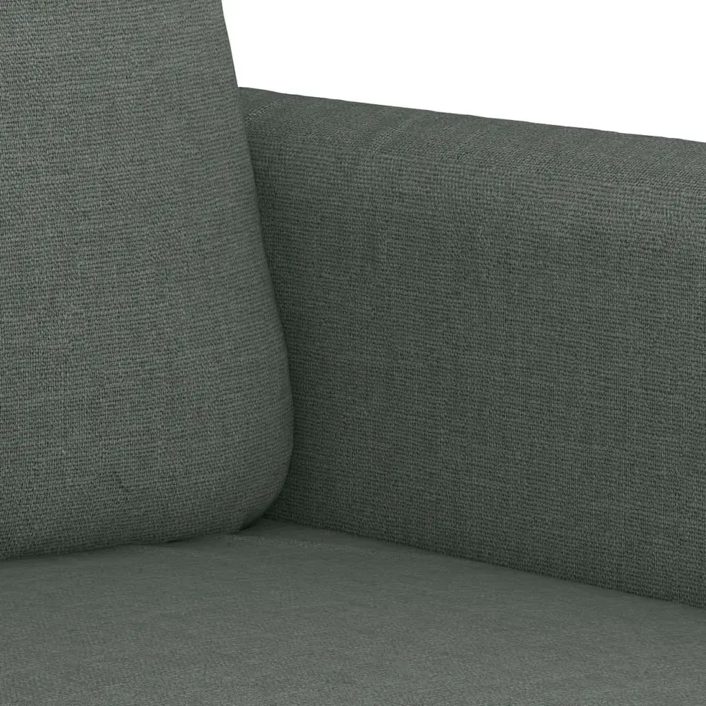 2-Seater Sofa Dark Grey 120 cm Fabric 359471