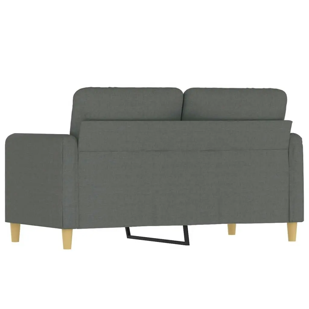 2-Seater Sofa Dark Grey 120 cm Fabric 359471