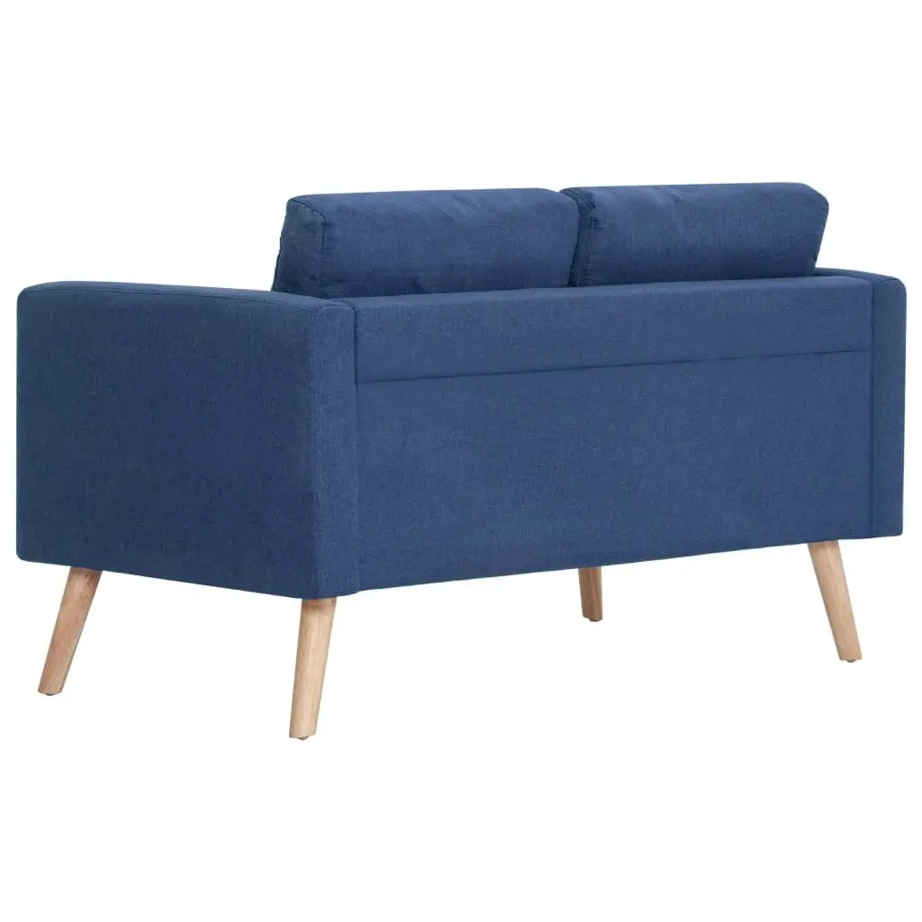 2-Seater Sofa Fabric Blue 281355