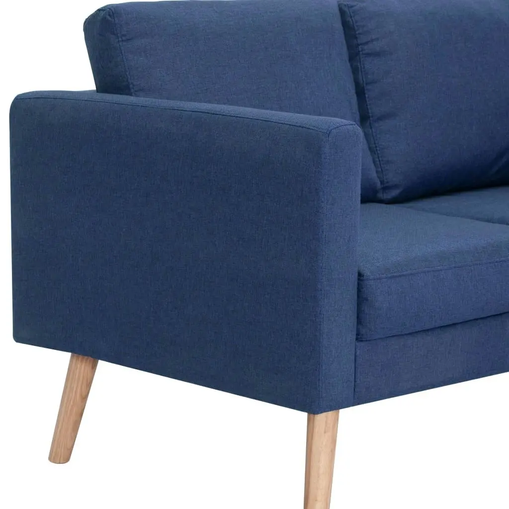 2-Seater Sofa Fabric Blue 281355