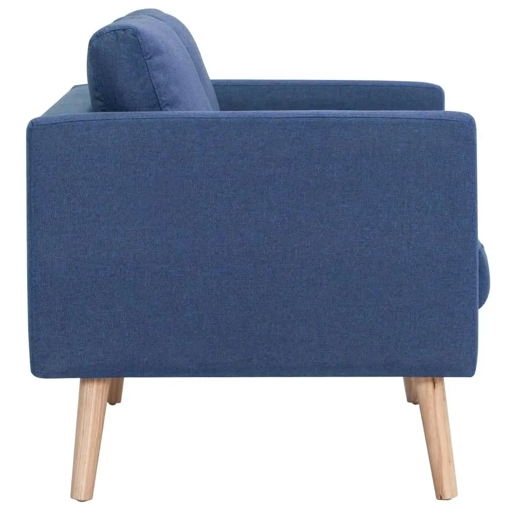 2-Seater Sofa Fabric Blue 281355