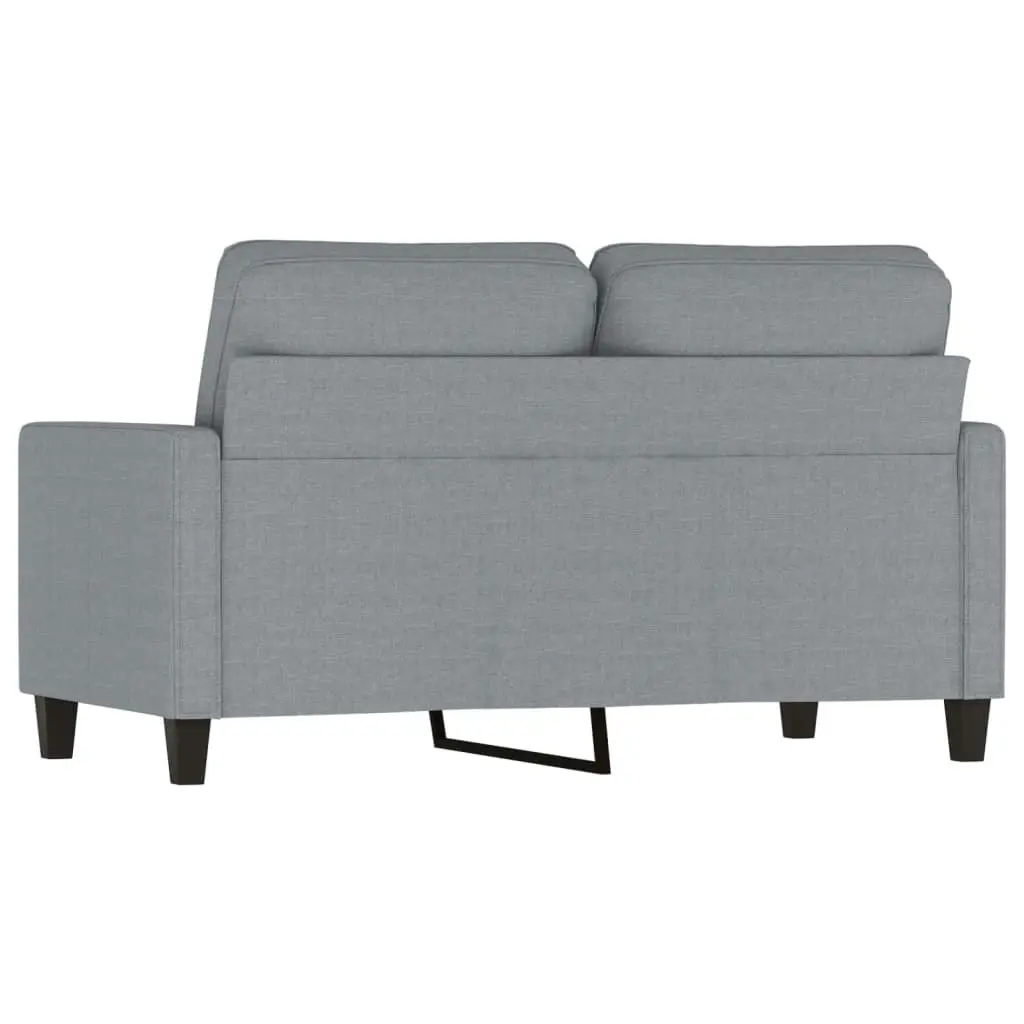 2-Seater Sofa Light Grey 120 cm Fabric 359155