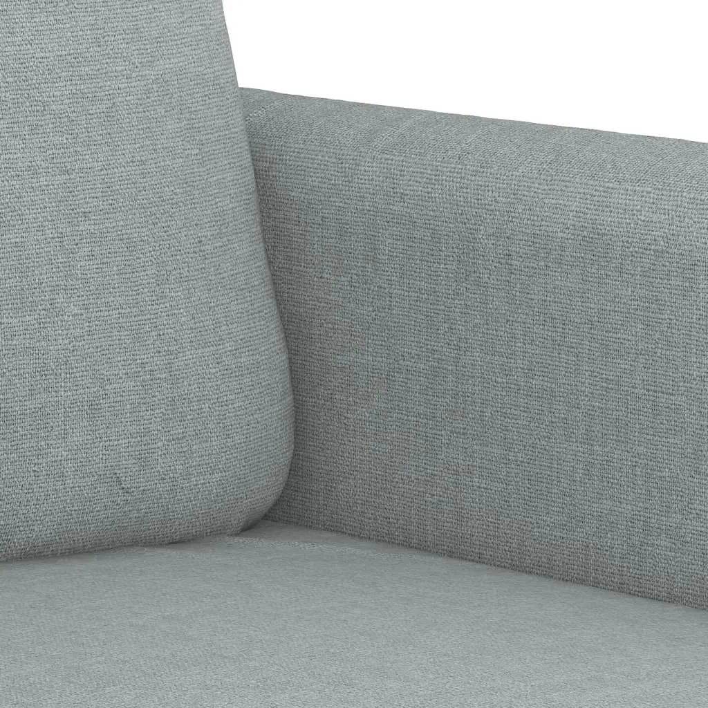 2-Seater Sofa Light Grey 120 cm Fabric 359470