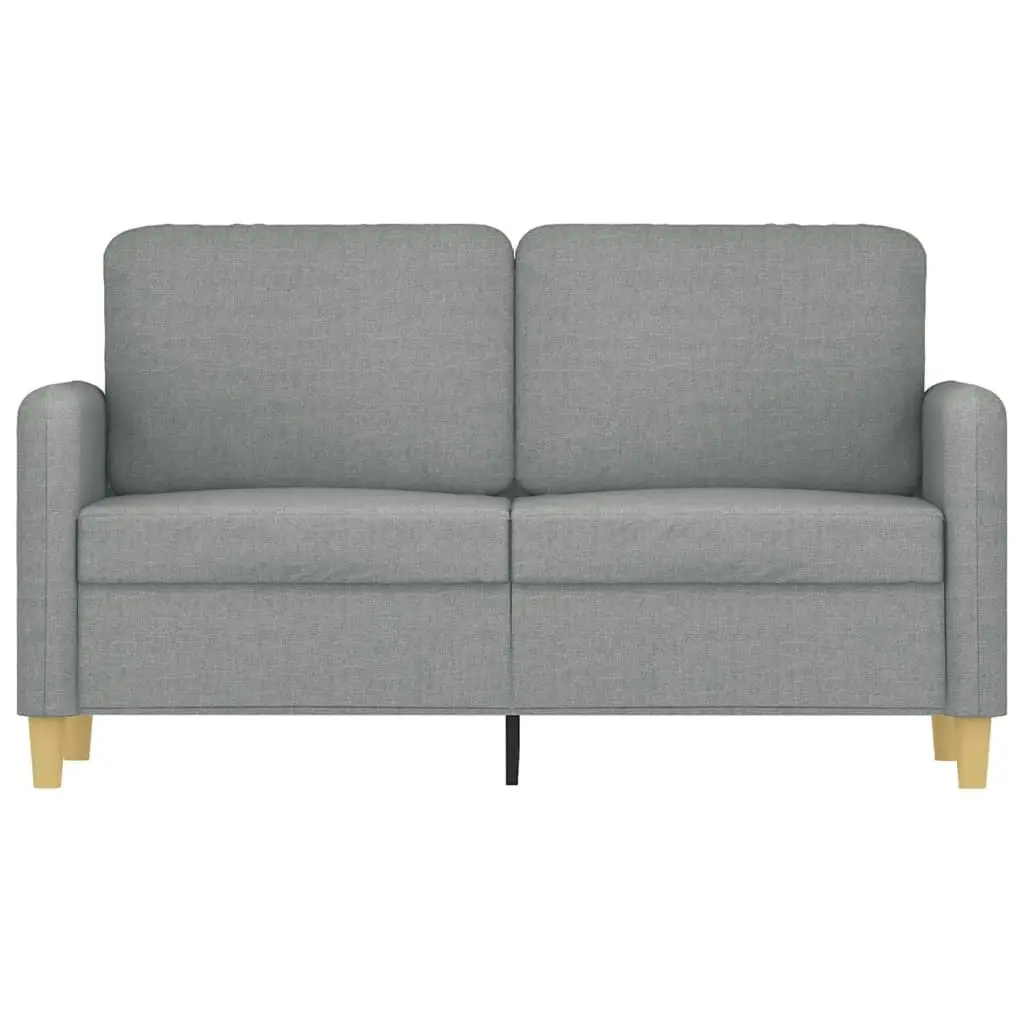 2-Seater Sofa Light Grey 120 cm Fabric 359470