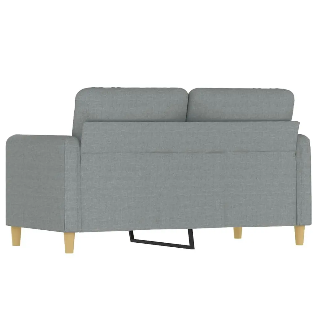 2-Seater Sofa Light Grey 120 cm Fabric 359470