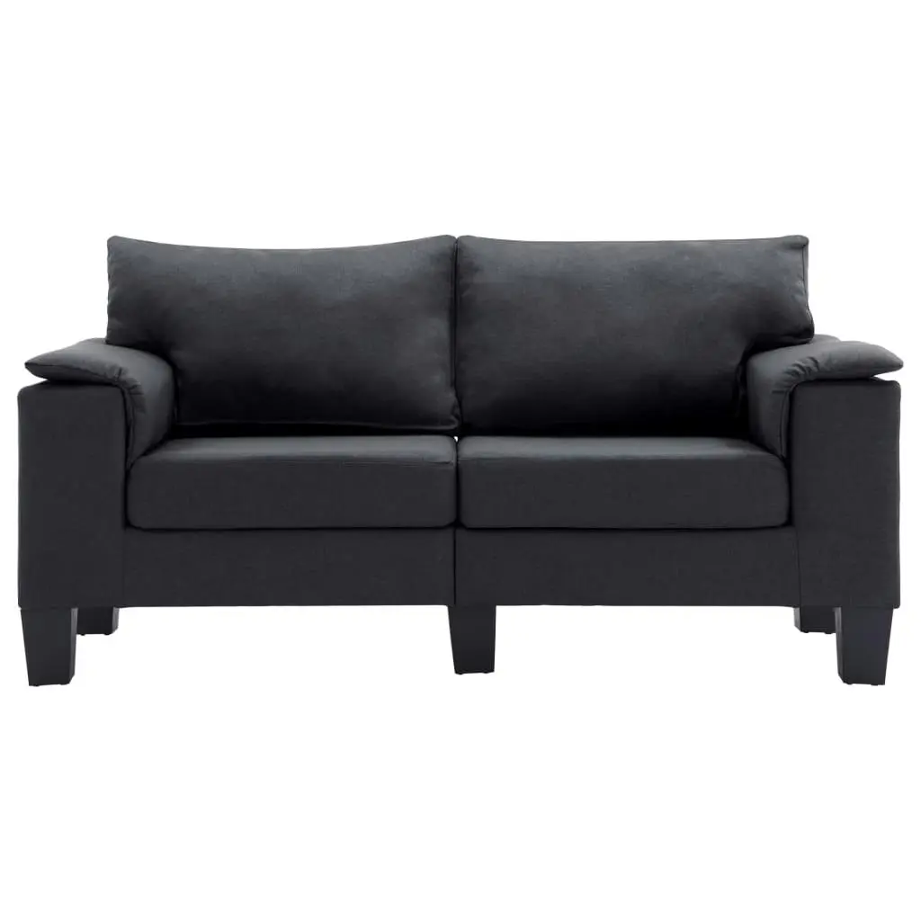 2-Seater Sofa Dark Grey Fabric 287071