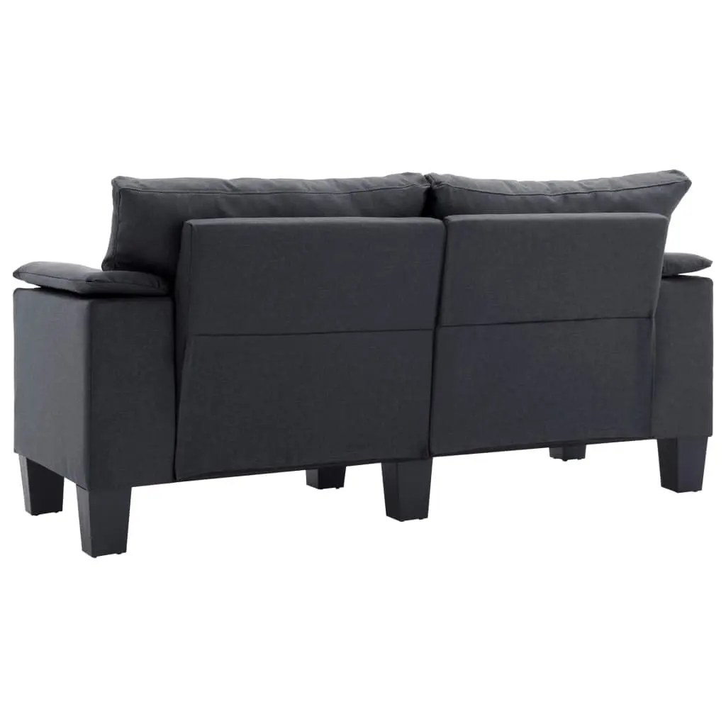 2-Seater Sofa Dark Grey Fabric 287071