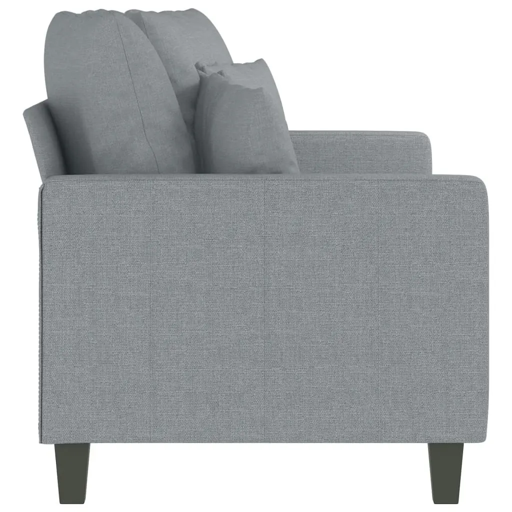 2-Seater Sofa Light Grey 140 cm Fabric 359267