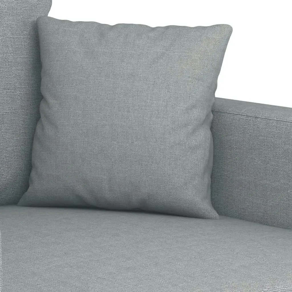 2-Seater Sofa Light Grey 140 cm Fabric 359267