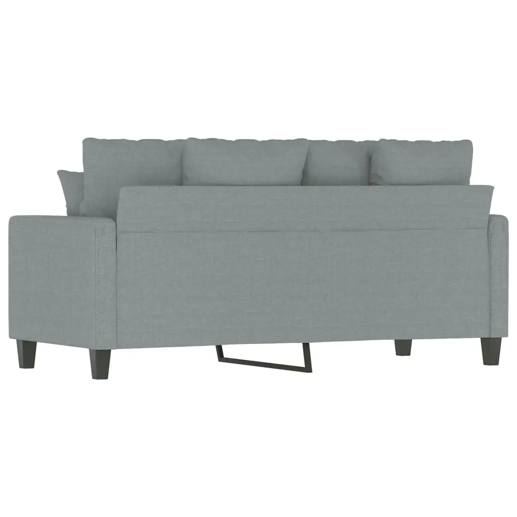 2-Seater Sofa Light Grey 140 cm Fabric 359267