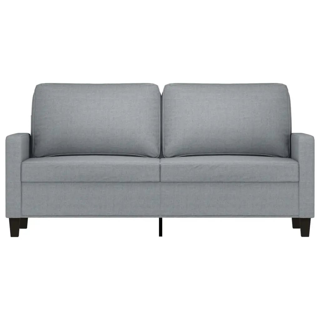 2-Seater Sofa Light Grey 140 cm Fabric 359163