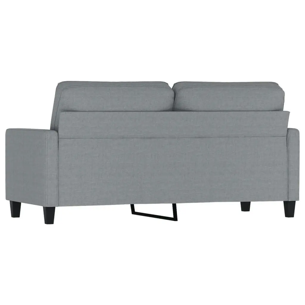 2-Seater Sofa Light Grey 140 cm Fabric 359163