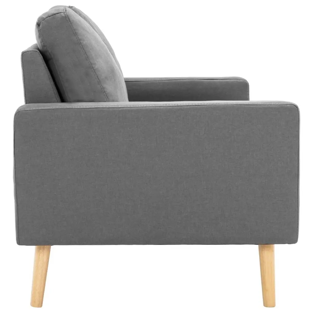 2-Seater Sofa Light Grey Fabric 288703