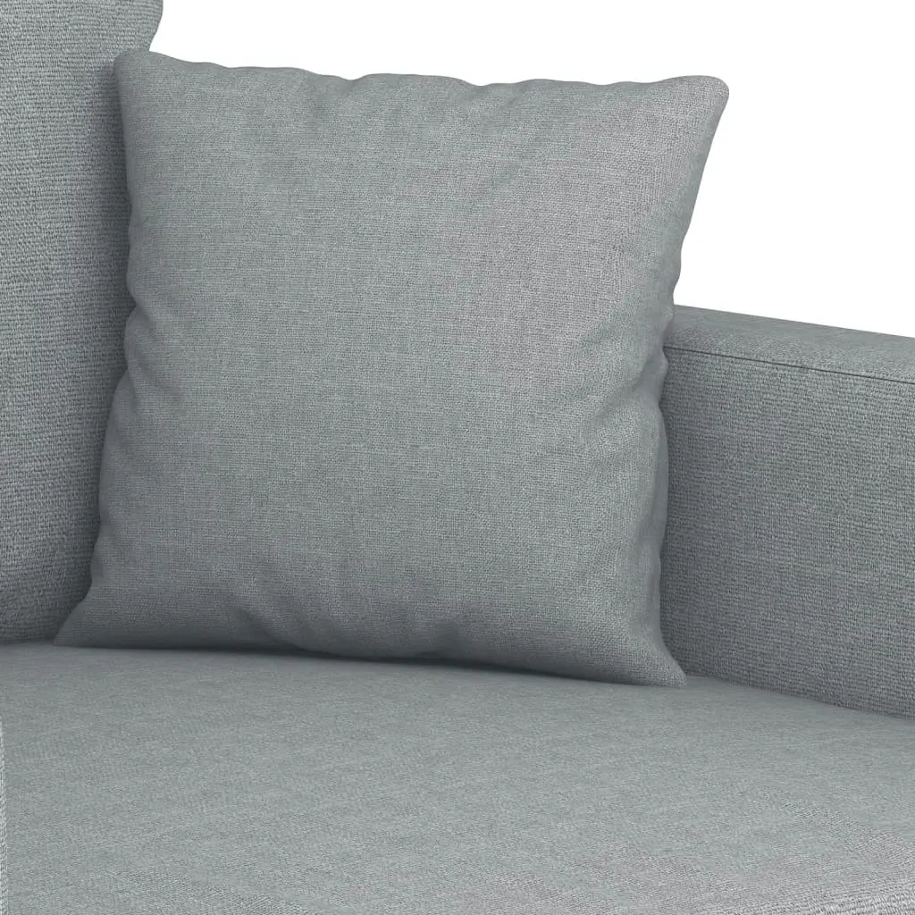 2-Seater Sofa Light Grey 120 cm Fabric 359259