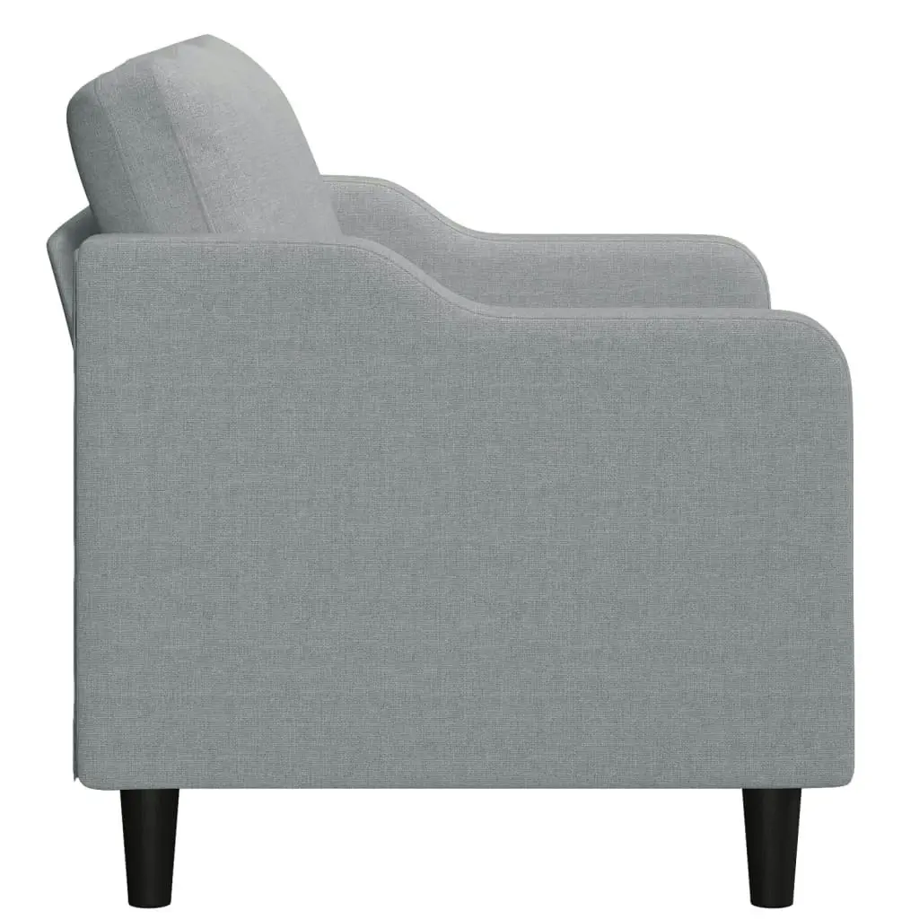 2-Seater Sofa Light Grey 120 cm Fabric 359351