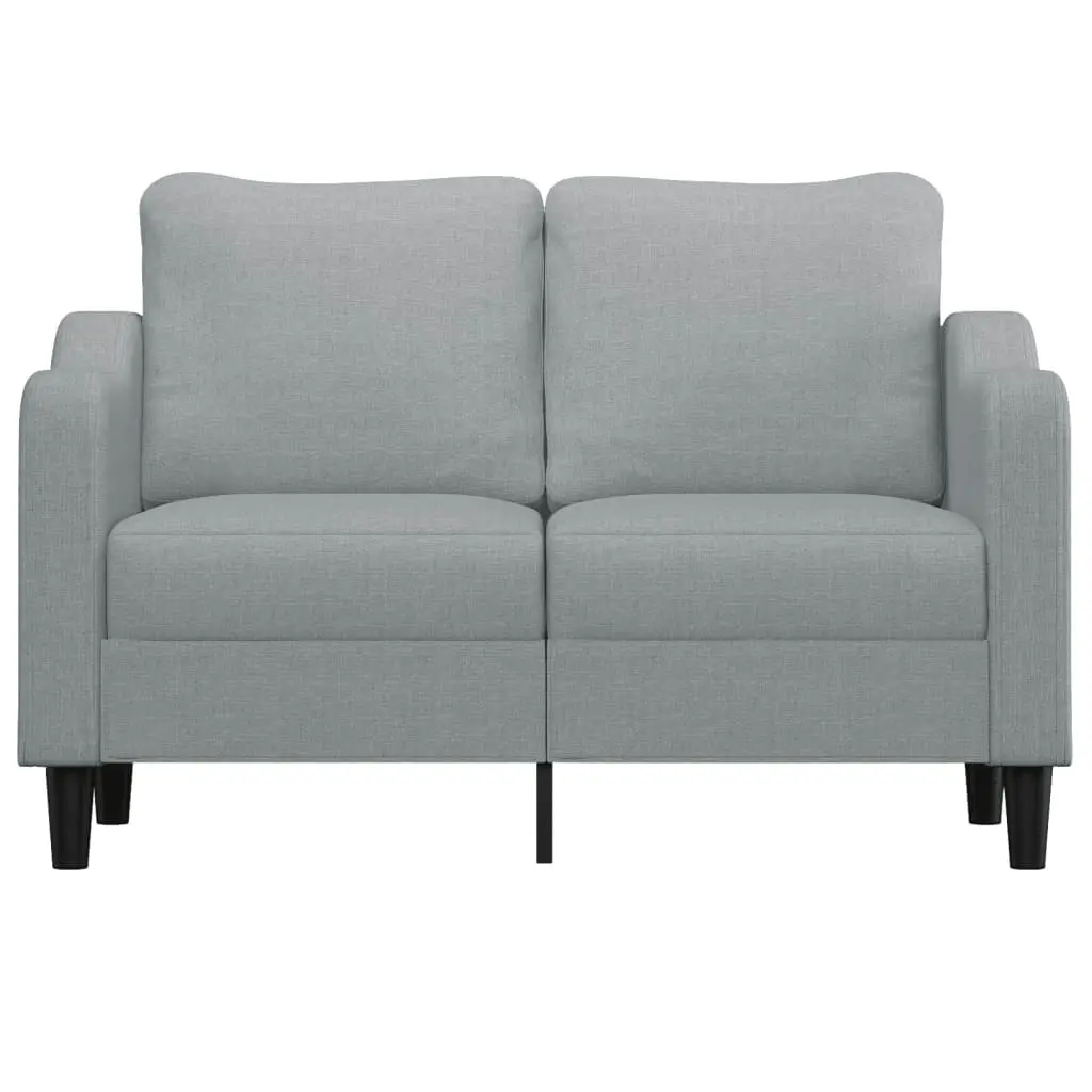 2-Seater Sofa Light Grey 120 cm Fabric 359351