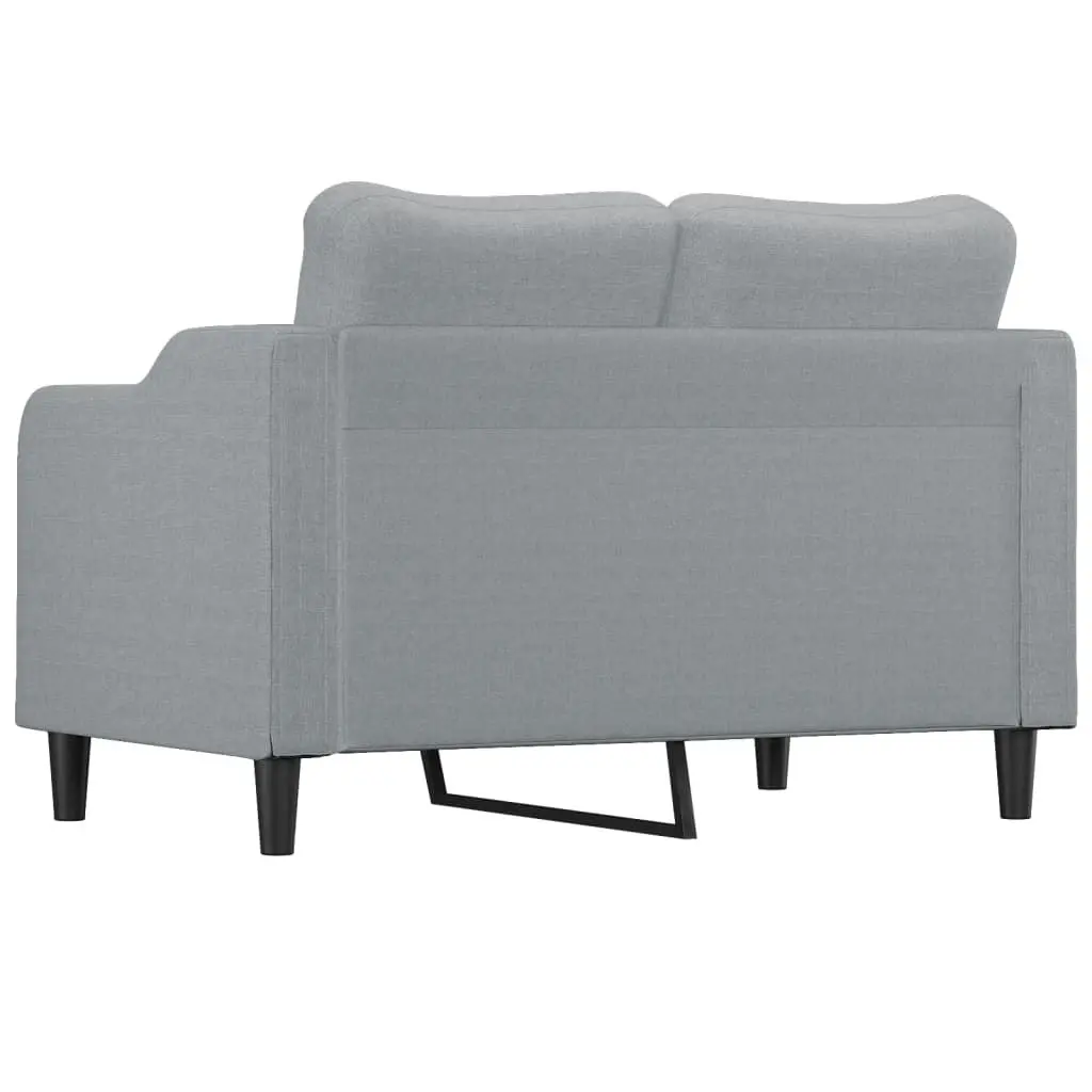 2-Seater Sofa Light Grey 120 cm Fabric 359351