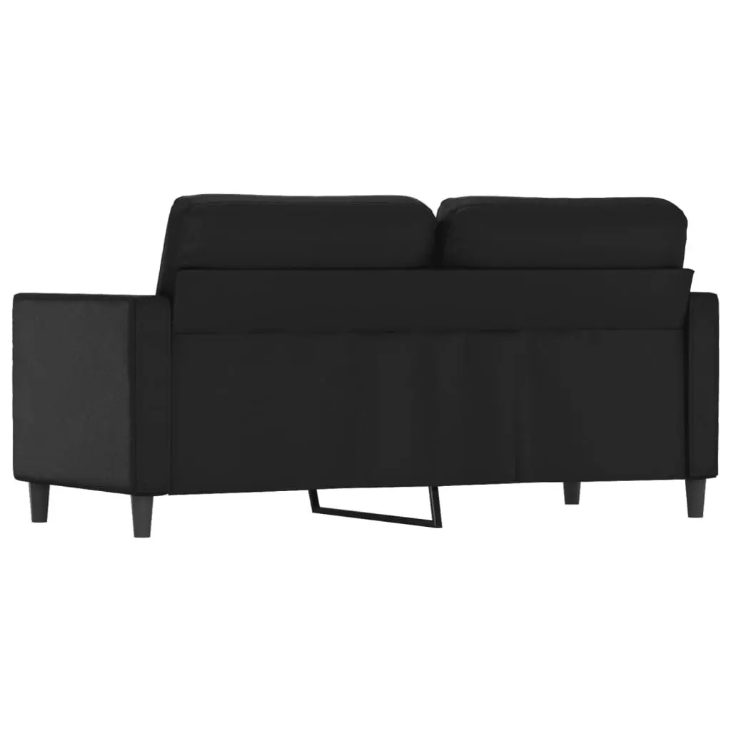 2-Seater Sofa Black 140 cm Faux Leather 359333