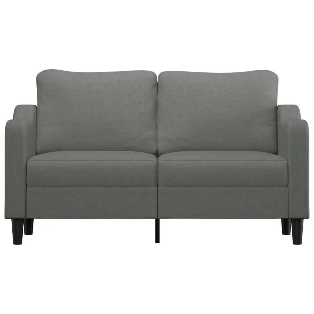 2-Seater Sofa Dark Grey 140 cm Fabric 359360