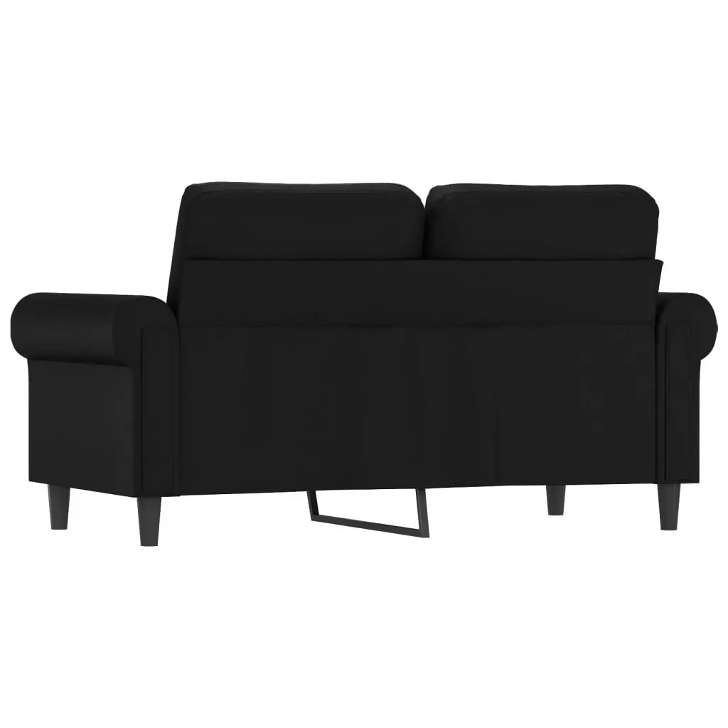 2-Seater Sofa Black 120 cm Faux Leather 359499