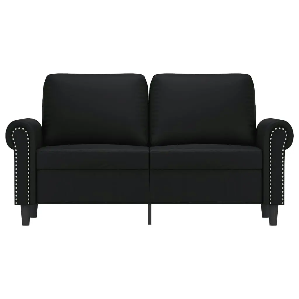 2-Seater Sofa Black 120 cm Faux Leather 359499