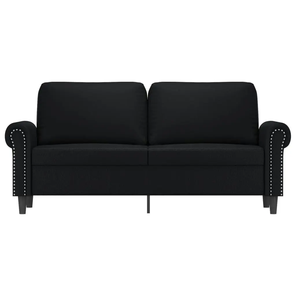 2-Seater Sofa Black 140 cm Faux Leather 359504